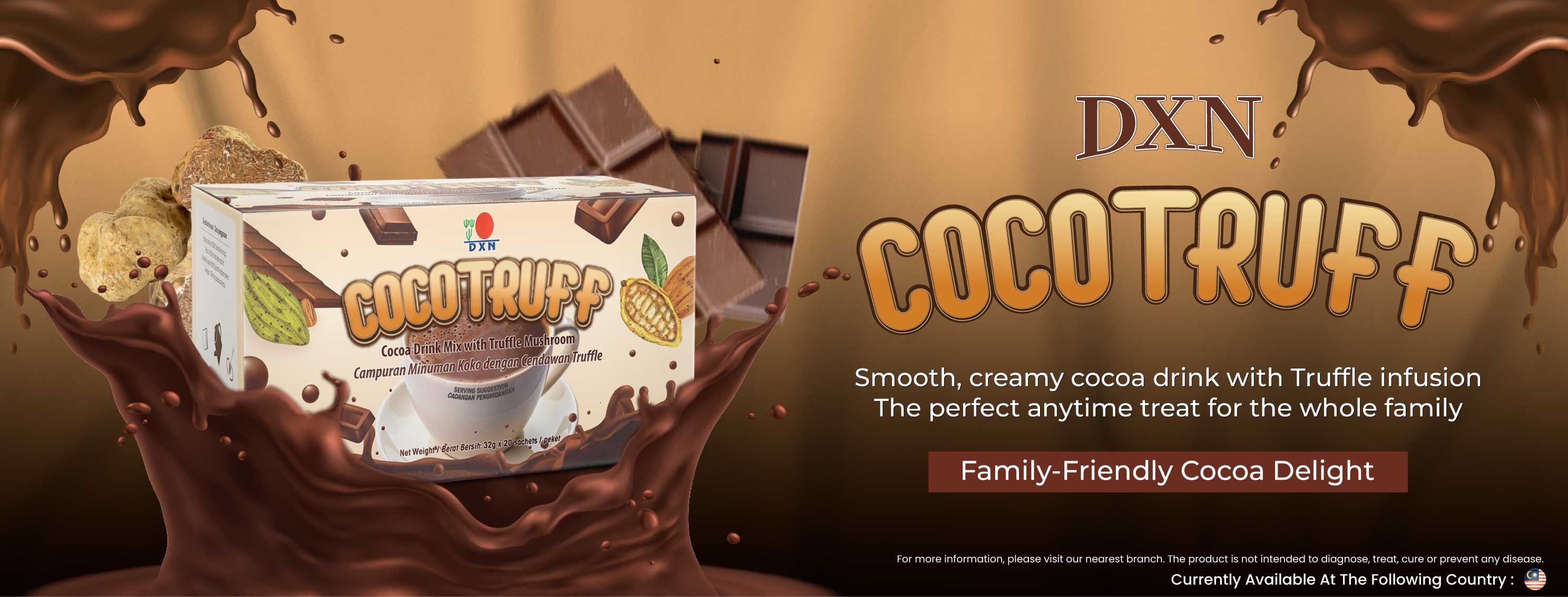 DXN Cocotruff  Banner